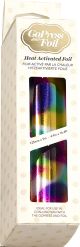 Couture Creations Foil 5inchesX16.4 Rainbow Spots Mirror Finish