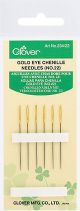 Clover Gold Eye Chenille Needles Size 22 6 Per Pkg