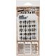 Tim Holtz Mini Layered Stencil Set 3 Per Pkg Set 9