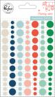 Holiday Vibes Enamel Stickers 84 Per Pkg Dots