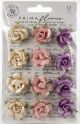 Prima Marketing Mulberry Paper Flowers Gamma Ray Moon Child 12 Per Pkg