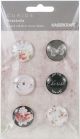 Rosabella Adhesive Curios 6Per Pkg 