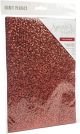 Craft Perfect Handcrafted Embossed Cotton Papers A4 5 Per Pkg Ruby Gemstone