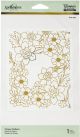Spellbinders Glimmer Hot Foil Plate Flower Pattern