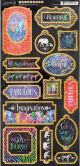Kaleidoscope Chipboard Die Cuts 6inchesX12inches Sheet Decorative and Journaling