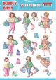 Find It Trading Yvonne Creations Punchout Sheet Shopping Bubbly Girls
