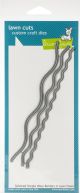 Lawn Cuts Custom Craft Die Stitched Simple Wavy Borders