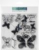 Concord and 9th Clear Stamps 6inchX6inch Butterfly Love Turnabout