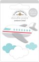 Doodlebug Doodle Pops 3D Stickers Jet Set I Heart Travel