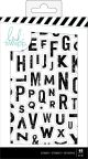 Heidi Swapp Honey and Spice Clear Stamps Alpha