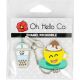 Oh Hello Enamel Pins 2Per Pkg Coffee Shop