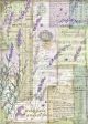 Stamperia Rice Paper Sheet A4 Lavender Fantasy