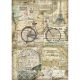 Stamperia Rice Paper Sheet A4 Bicycle