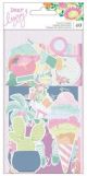 Dear Lizzy Here and Now Ephemera Cardstock Die Cuts 40Per Pkg 