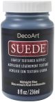 Americana Suede Paint 8oz Midnight Blue