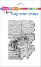 Stampendous Cling Stamp Boat Docking