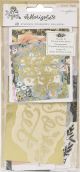Maggie Holmes Marigold Ephemera Die Cuts 40 Per Pkg Cardstock and Vellum