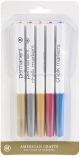 American Crafts Permanent Chalk Markers 5 Per Pkg Metallics