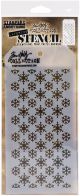 Tim Holtz Layered Stencil 4.125 inch X8.5 inch Flurries