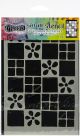Dyan Reaveley s Dylusions Stencils 5 inch X8 inch Square Dance 1 pack of 1 piece