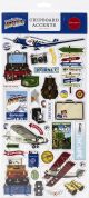 Our Travel Adventure Chipboard 6 inch X13 inch Accents
