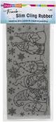 Stampendous Cling Stamp Slim Winter Gnomes