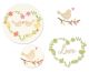 Sizzix Thinlits Dies By Lisa Jones 11 Per Pkg Mini Love Birds