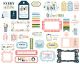 Echo Park Cardstock Ephemera 33 Per Pkg Frames and Tags Day In The Life
