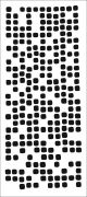 Crafter s Workshop Slimline Stencil 4 inch X9 inch Punch Card