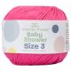 Aunt Lydia s Baby Shower Crochet Thread Size 3 Hot Pink