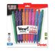 Pentel Wow Retractable Ballpoint Pens 1.4mm 18Per Pkg Assorted