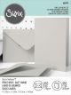 Sizzix Surfacez Card and Envelope Pack A6 10 Per Pkg Pebble Wash