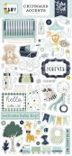 Echo Park It s A Boy Chipboard 6 inch X13 inch Accents
