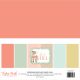 Echo Park Double Sided Solid Cardstock 12 inch X12 inch 6 Per Pkg It s A Girl 6 Colors
