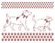 Stamperia Stencil D 7.87 inch X5.91 inch Dog and Cat Day Dream