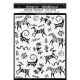 Stamperia Stencil 7.87 inch X9.84 inch Graffiti Savana