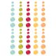 Summer Lovin Enamel Dots Embellishments 60 Per Pkg 