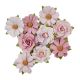 Prima Marketing Mulberry Paper Flowers Love and Strength/Indigo