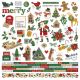 Simple Stories Hearth and Holiday Cardstock Stickers 12 inch X12 inch Combo