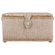 SINGER Large Sewing Basket Natural Linen