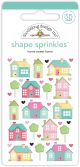 Doodlebug Sprinkles Adhesive Enamel Shapes Home Sweet Home