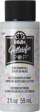 FolkArt Glitterific Pop Acrylic Paint 2oz Snowfall