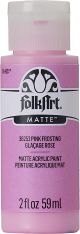 FolkArt Matte Acrylic Paint 2oz Pink Frosting