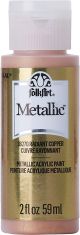 FolkArt Metallic Acrylic Paint 2oz Radiant Copper