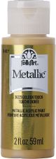 FolkArt Metallic Acrylic Paint 2oz Golden Touch