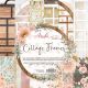 Asuka Studio Double Sided Paper Pack 6 inch X6 inch 24 Per Pkg Collage Frames 6 Designs 4 Each