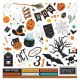 Fright Night Stickers 12 inch X12 inch Elements