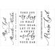 Prima Marketing Re Design Decor Transfers 6 inch X12 inch 3/Sheets Scripture