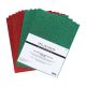 Spellbinders Glitter Foam Sheets 8.5 inch X11 inch 10 Per Pkg Red and Green