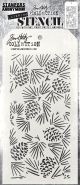 Tim Holtz Layered Stencil 4.125 inch X8.5 inch Pinecones